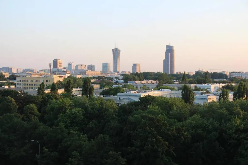 Appartement Przestronny Apartament Z Widokiem Na Miasto W Warszawie Varsovie